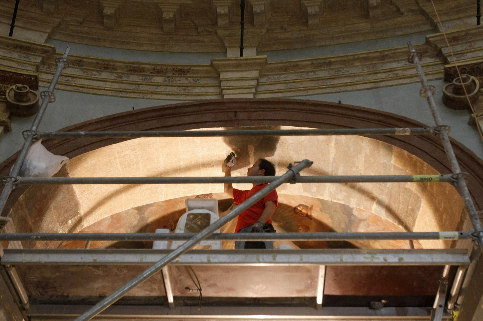 Imágenes de cómo se salvo el Oratorio de San Felipe Neri de la ruina