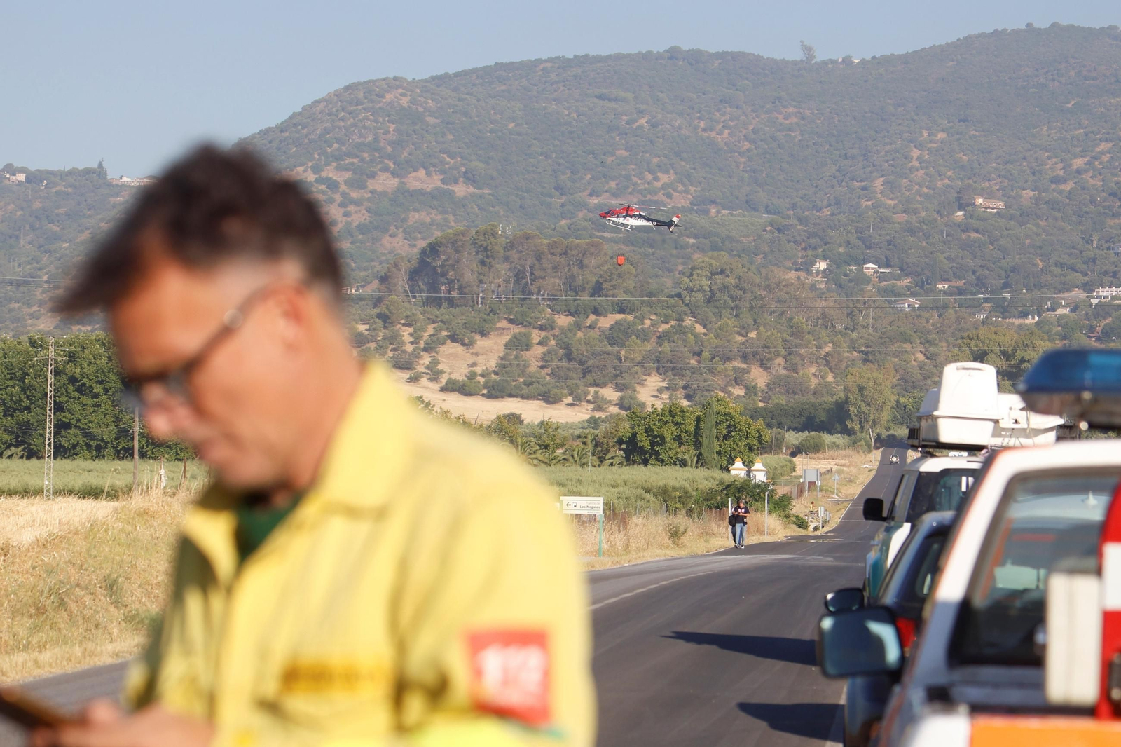 Las imágenes del incendio forestal de la Sierra de Córdoba