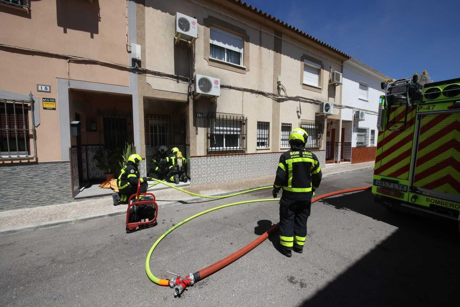 Incendio en una vivienda en Guadalcacín