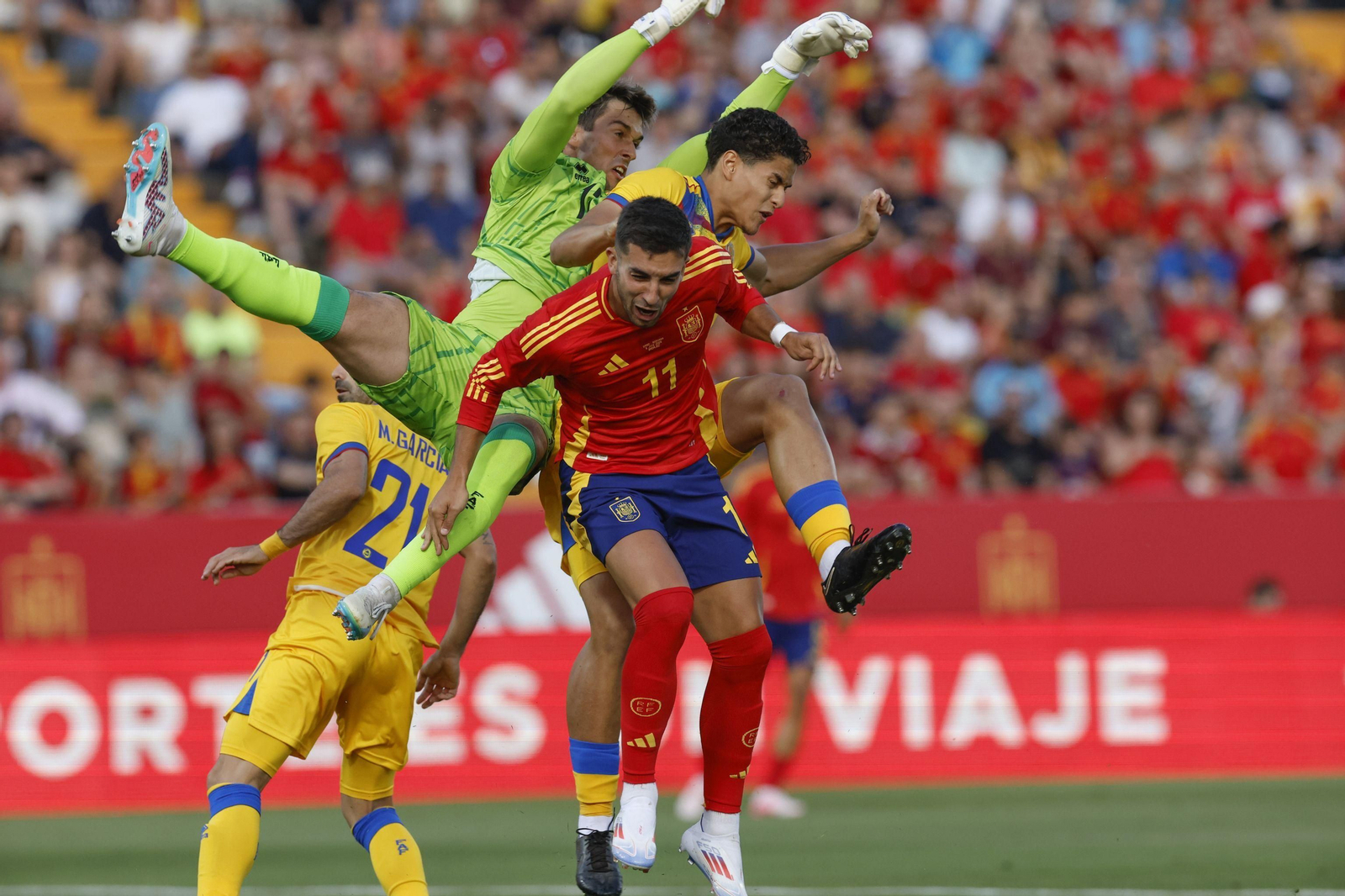 Las fotos del España - Andorra en Badajoz