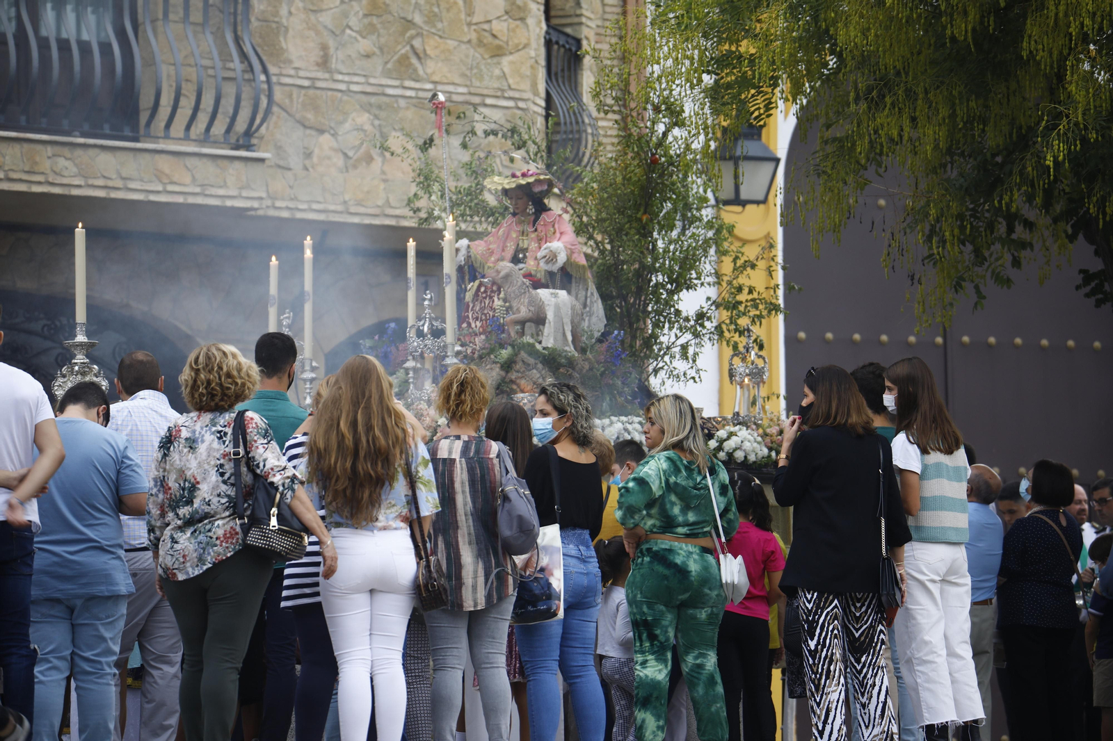 La procesión de la Divina Pastora de las Almas, en imágenes