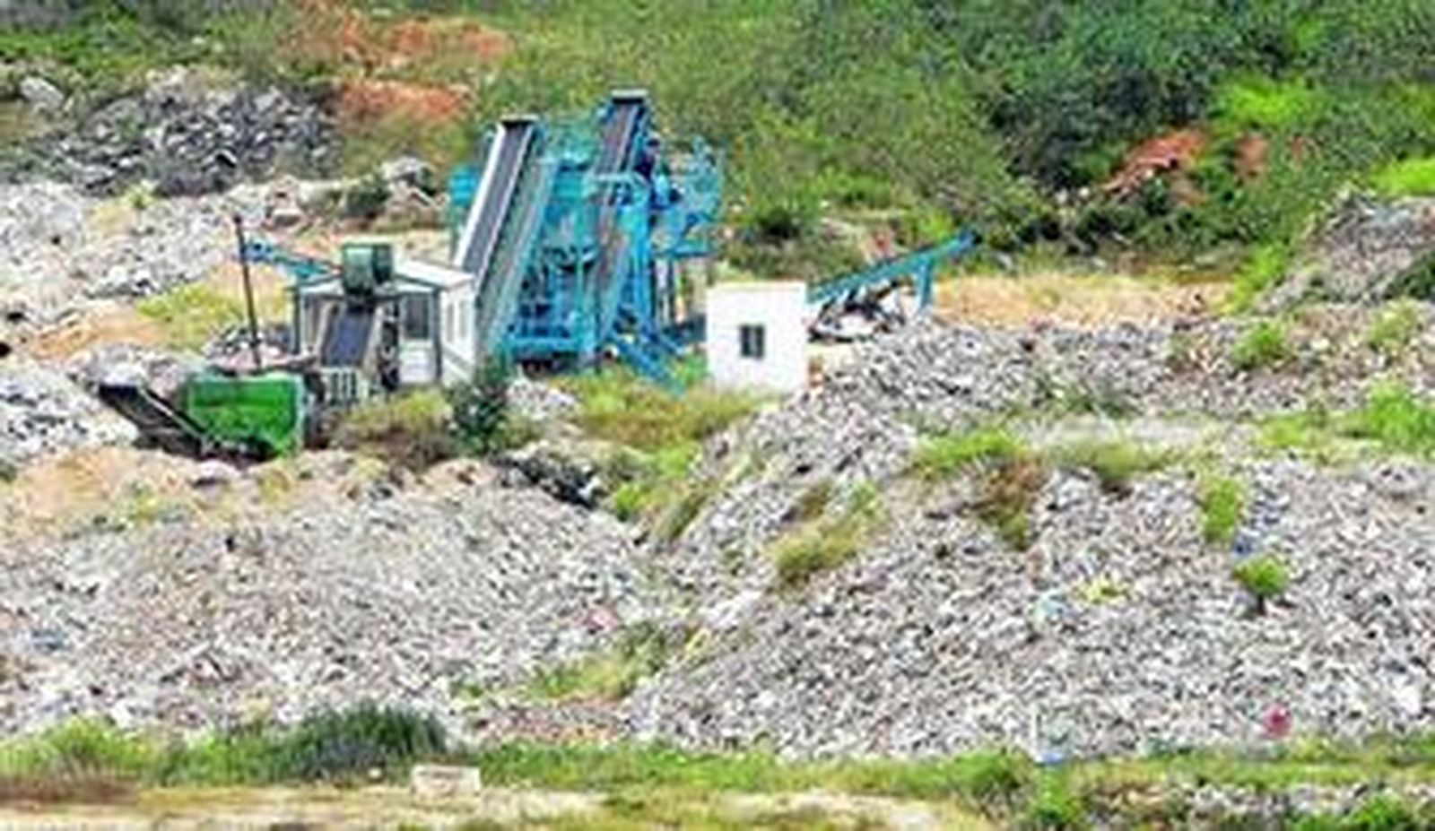Estado en que se encuentran las instalaciones de El Chaparral en estos momentos.