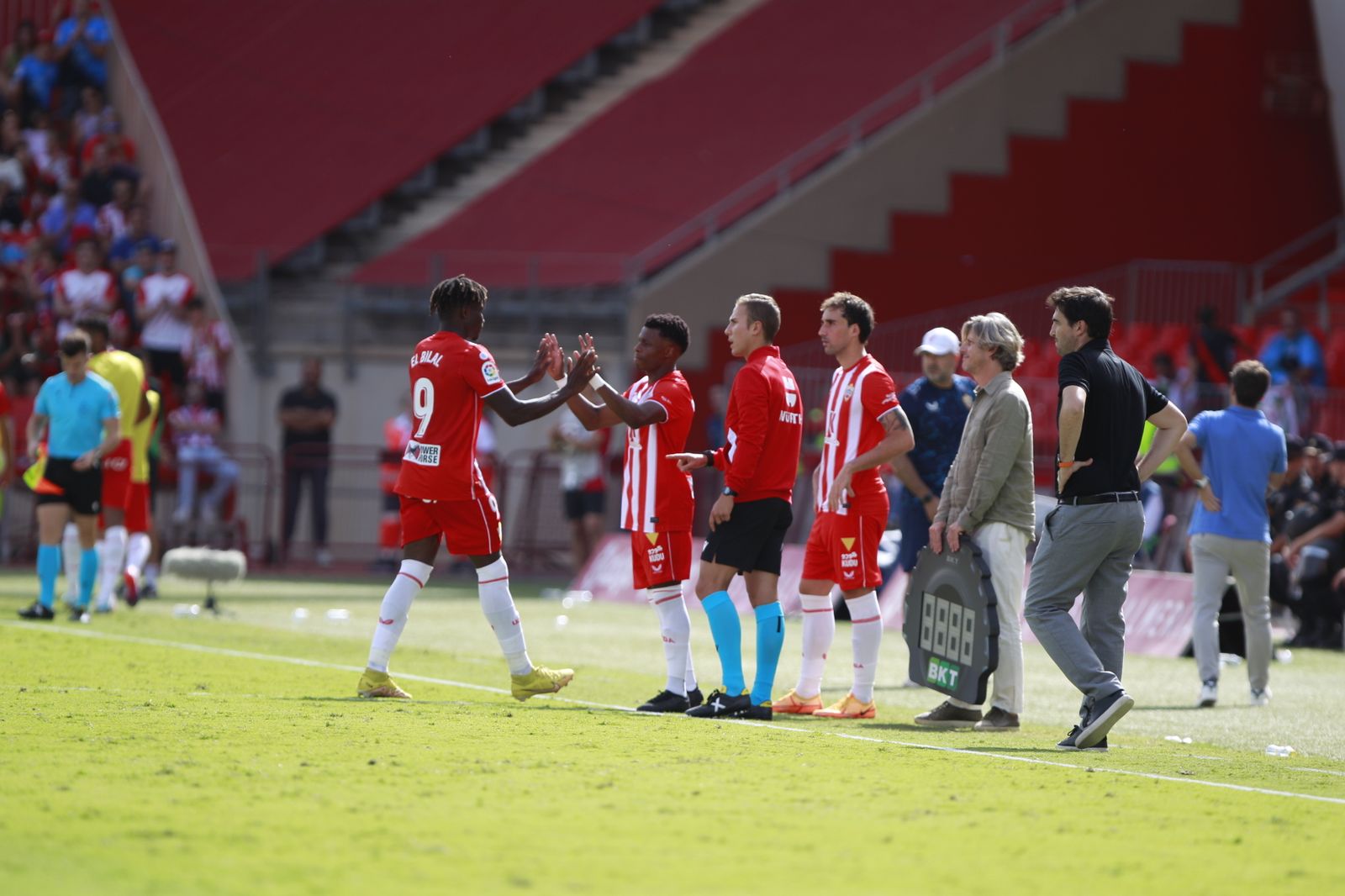 Imágenes de la U.D. Almería-Rayo Vallecano