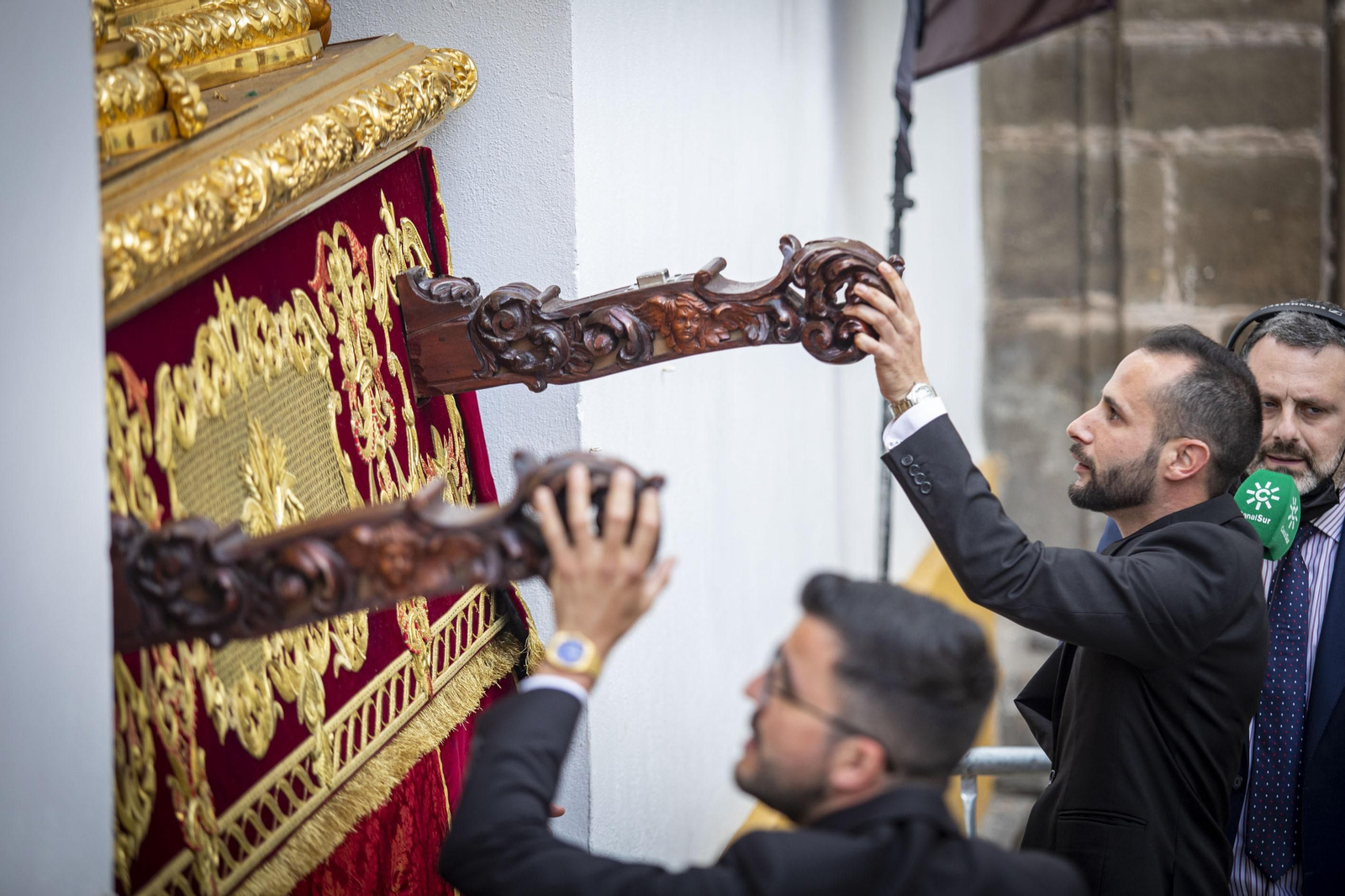 Las imágenes de la cofradía de la Sagrada Cena en la Semana Santa de Cádiz 2022