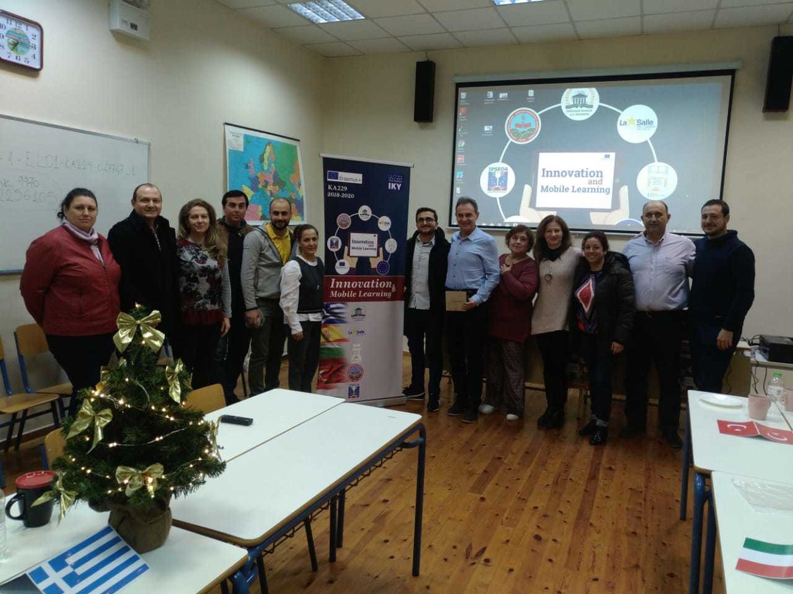 Los docentes de La Salle Sagrado Corazón desplazados a Grecia.