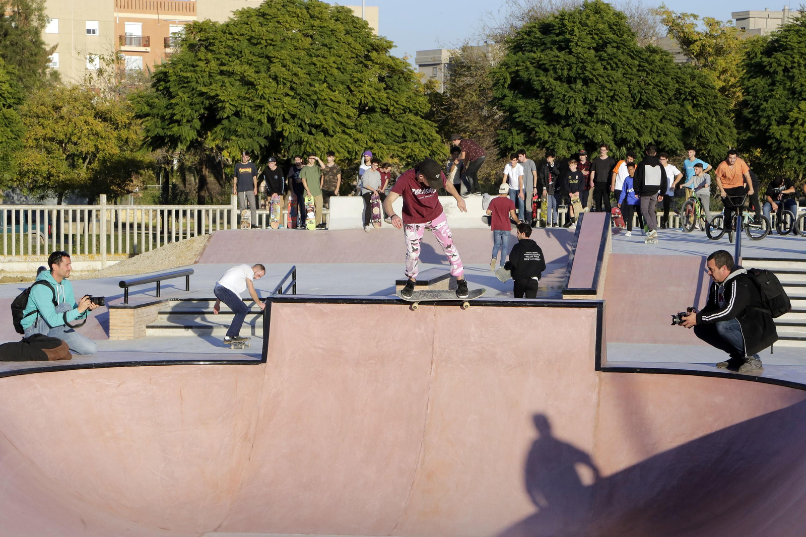 Inauguración del nuevo Skate Park en el complejo deportivo de Chapín