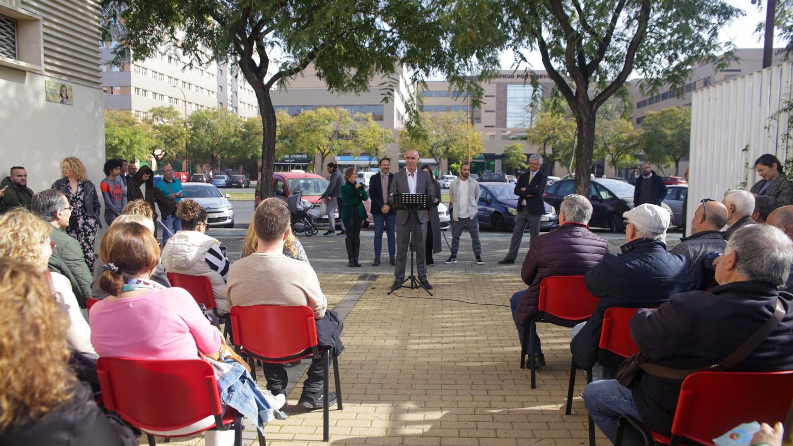 El alcalde de Sevilla, Antonio Muñoz, en la presentación de 'Practica Cultura'