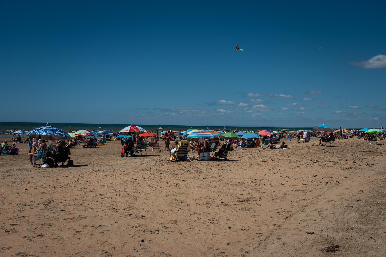 Imágenes del último fin de semana de agosto en las playas de Huelva