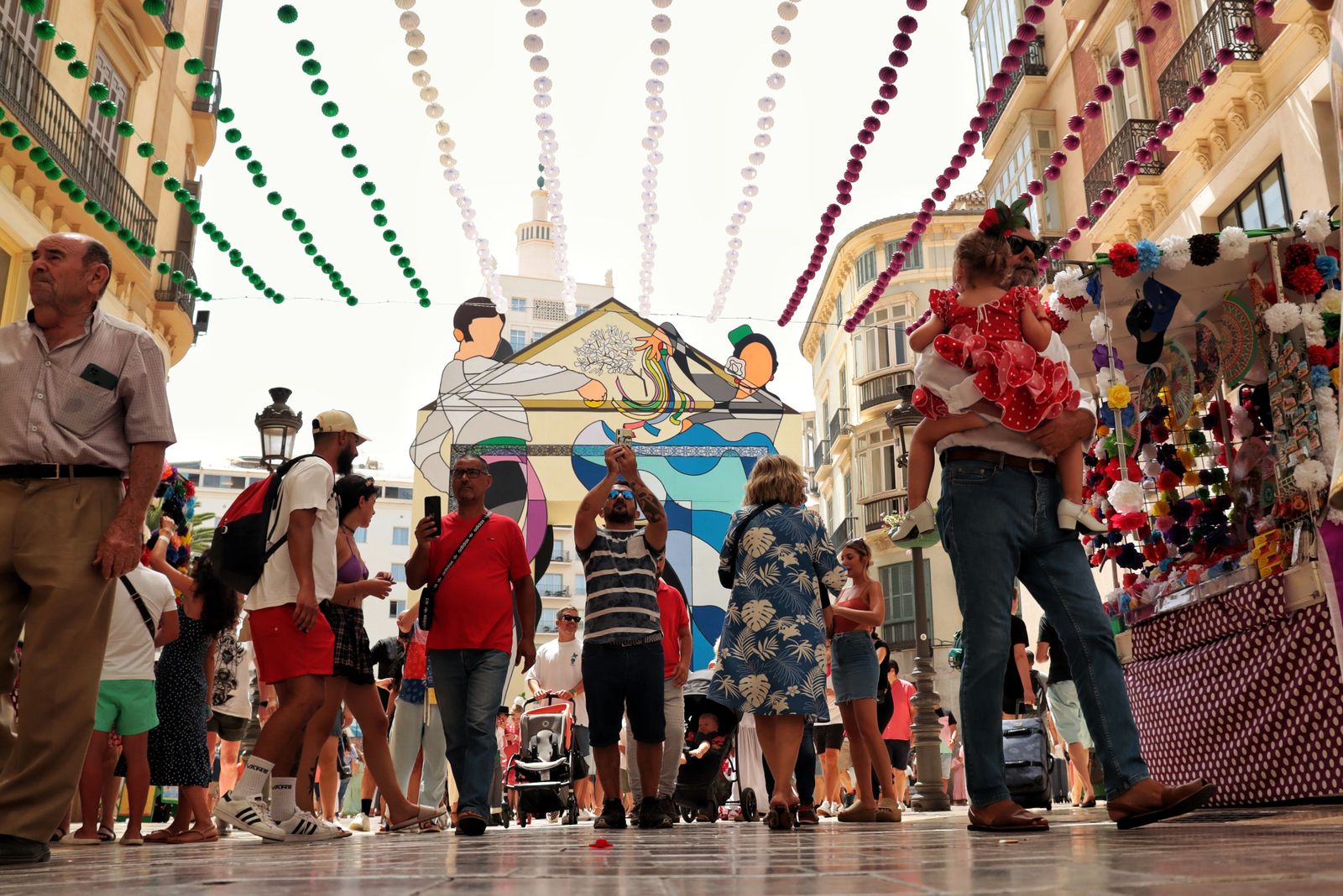 Feria de Málaga: las mejores imágenes del Centro este martes festivo