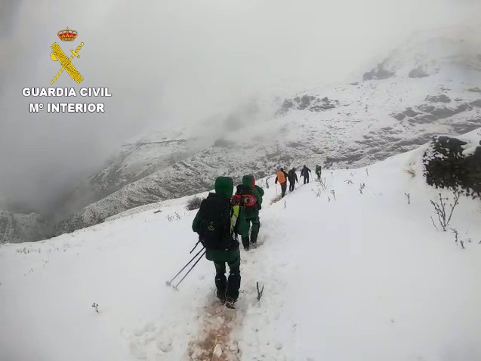 Rescate de montañeros en Sierra Nevada