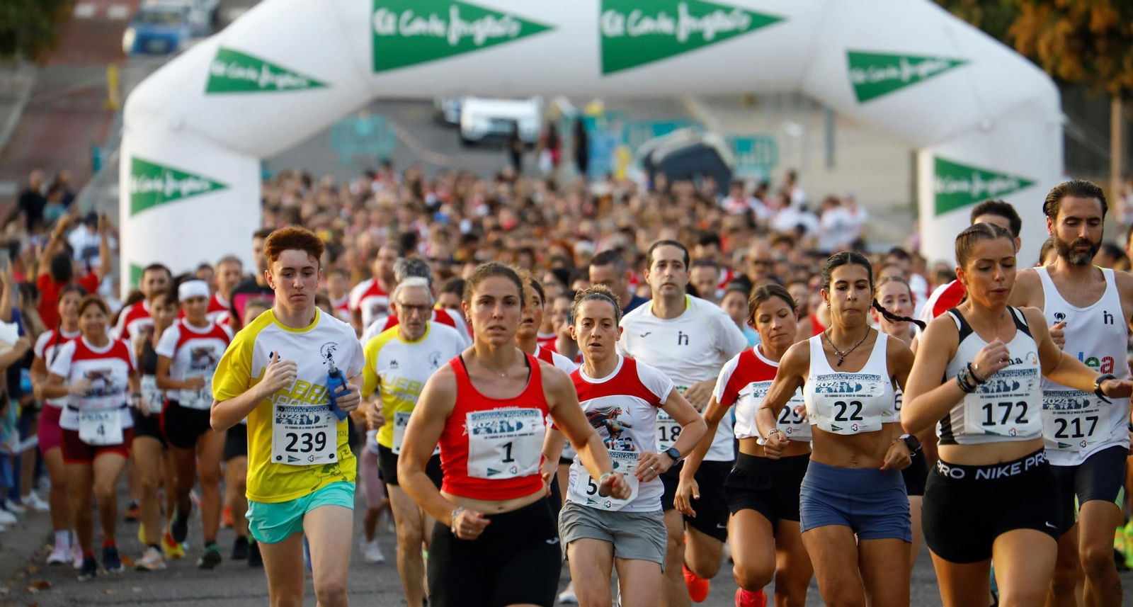 Primeros instantes de la XIX Carrera de la Mujer de Córdoba.