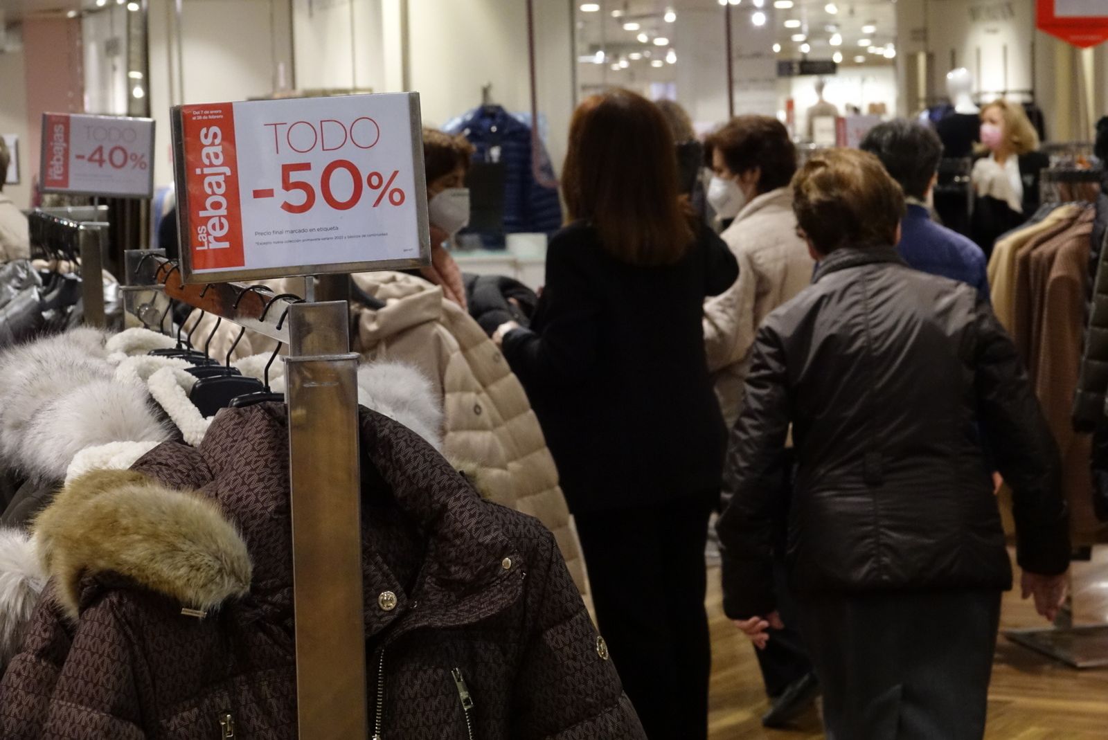 Primer día de rebajas en Málaga, en fotos