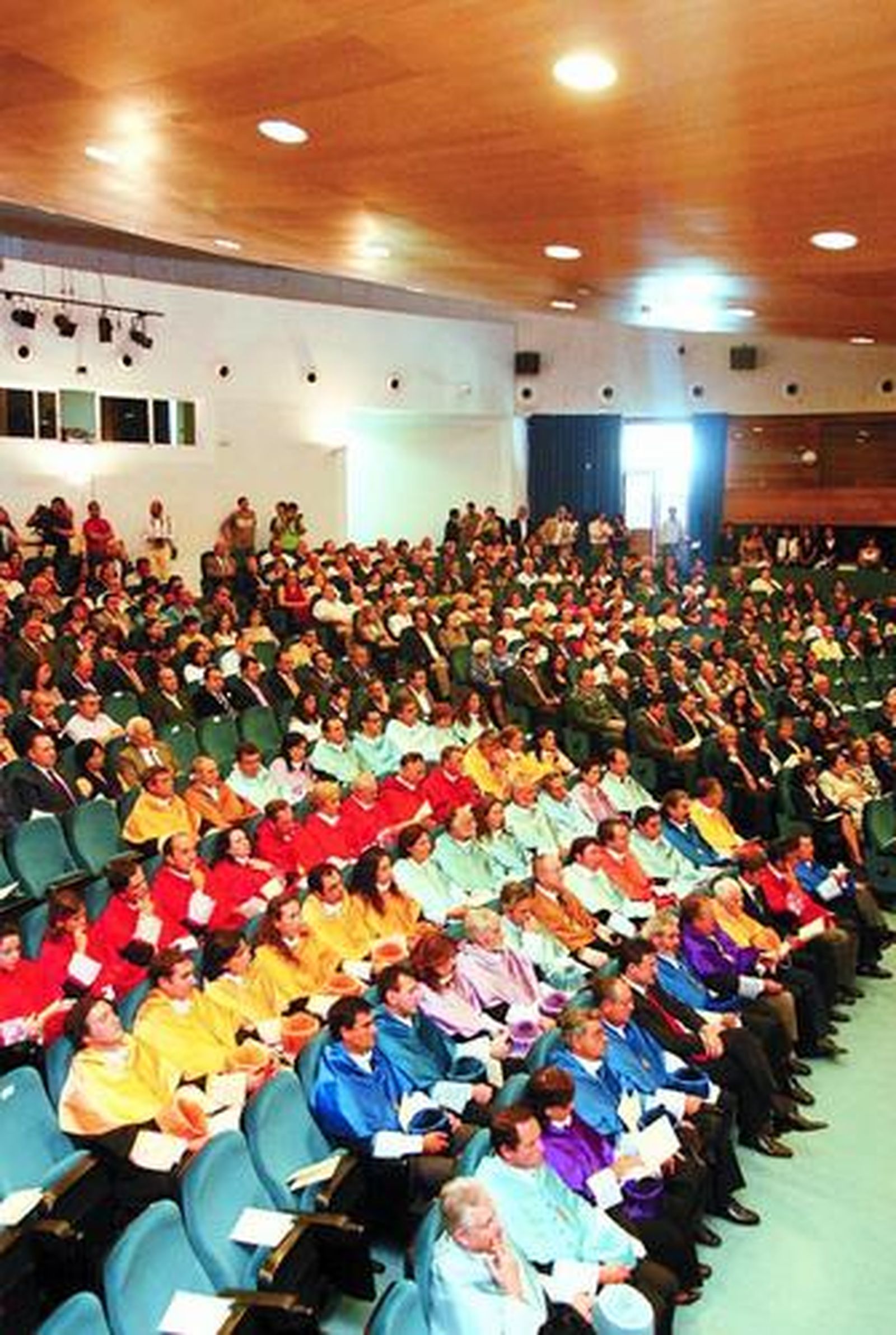 Acto de graduación en la Universidad de Huelva.