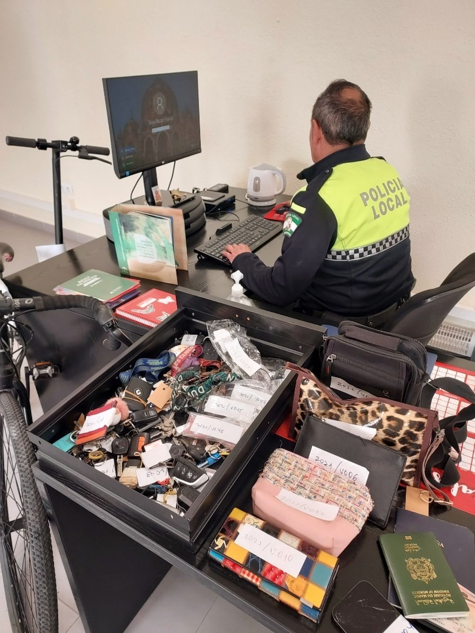 Objetos perdidos en Algeciras.