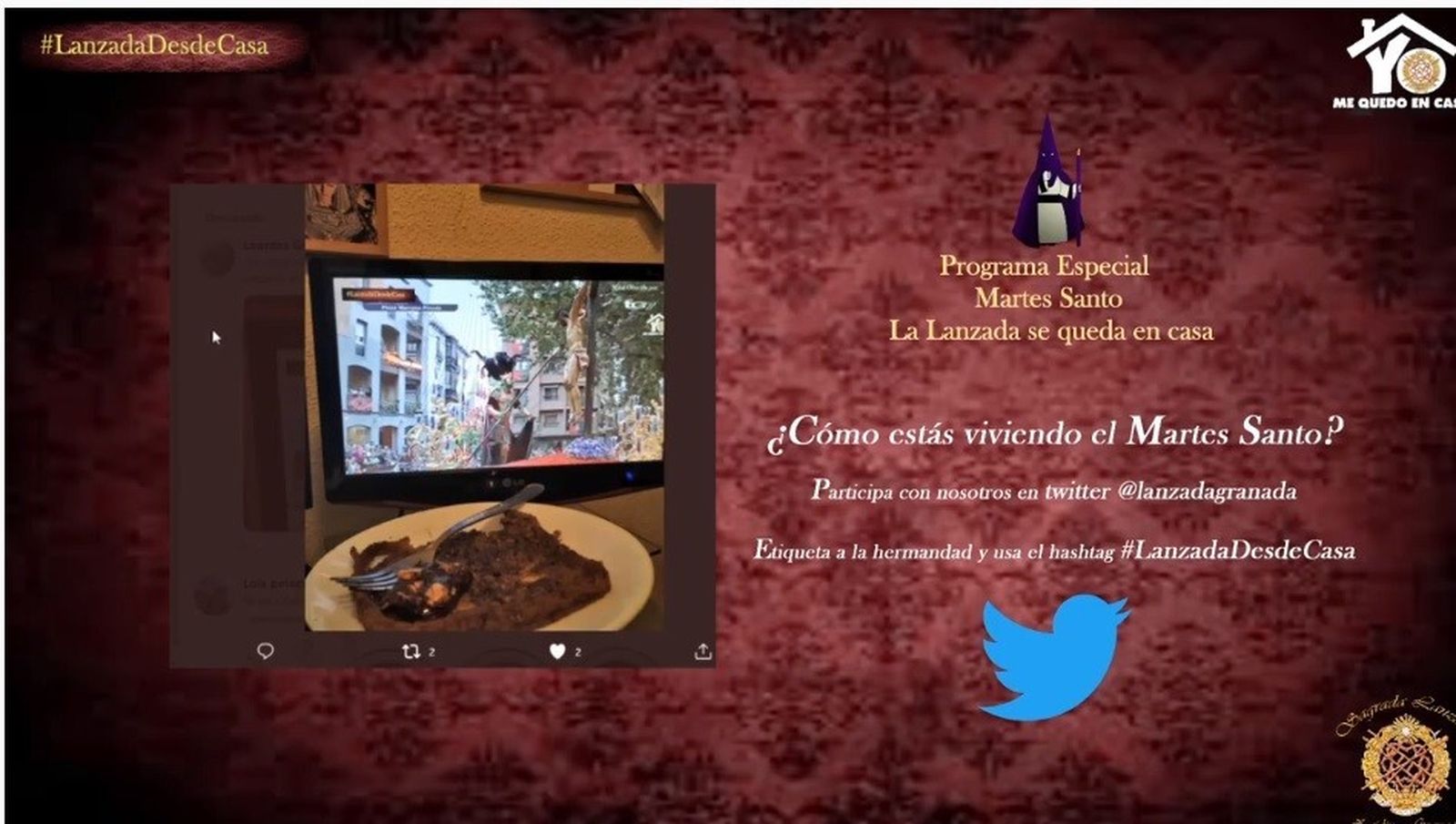 Las hermandades de la Semana Santa de Granada apuestan por las estaciones de penitencia 'online'