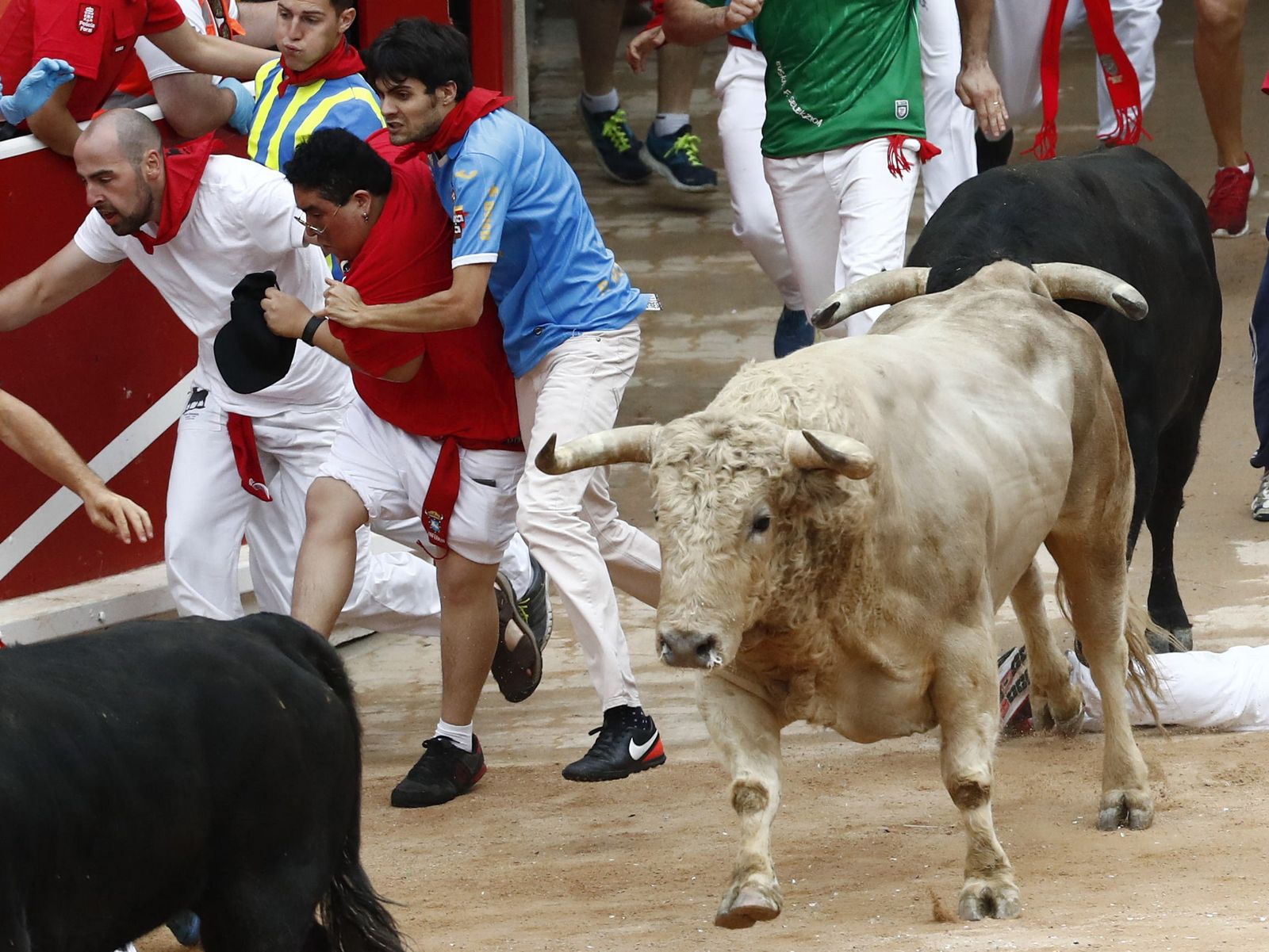 Las imágenes del encierro de los toros de Jandilla