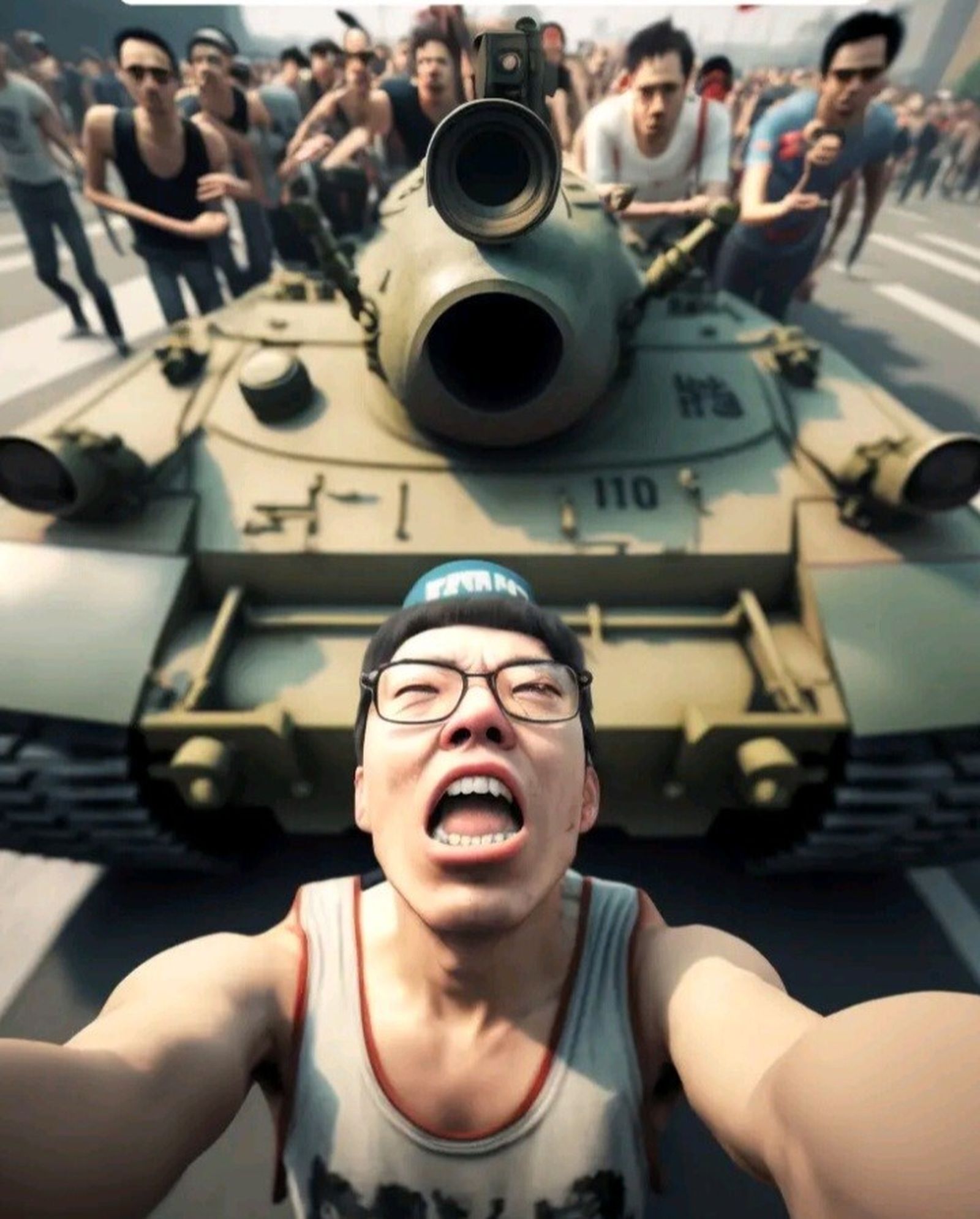 Los manifestantes de la plaza de Tianamen en el año 1989 que fueron reprimidos por el gobierno chino