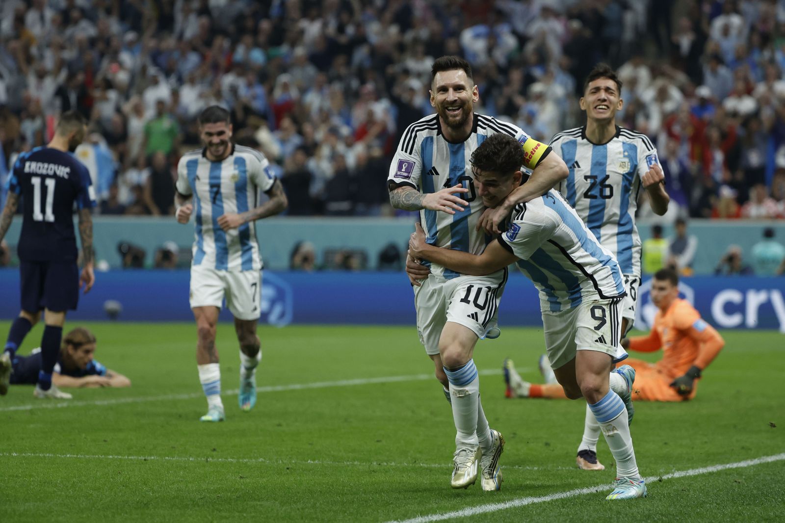 Las fotos de Messi contra Croacia