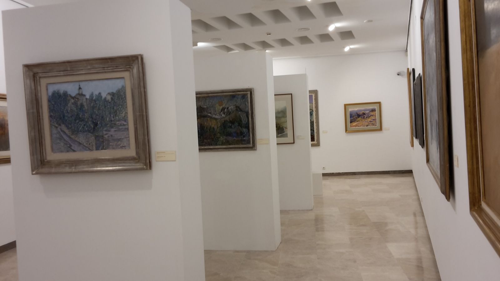 Interior del centro de arte Antonio Povedano, en Priego de Córdoba.