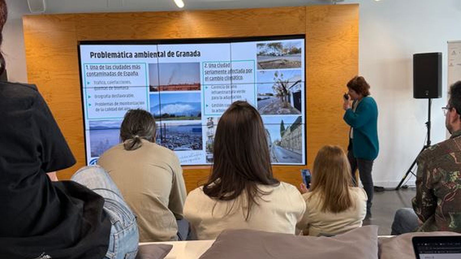 Un momento de la presentación del proyecto en la I Jornada de Ciencia Ciudadana.