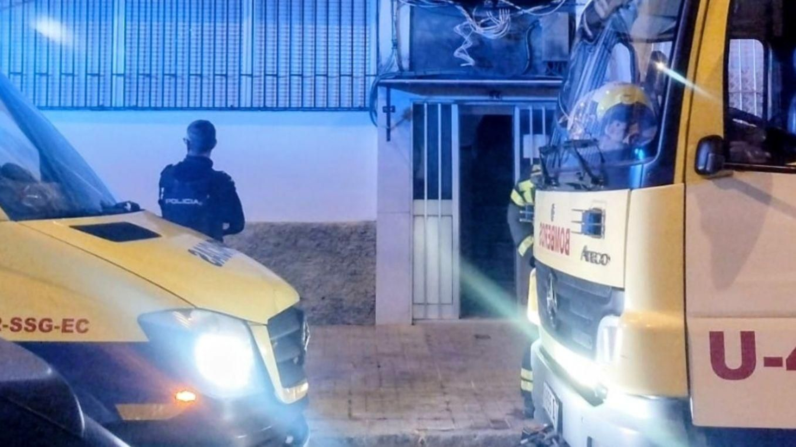 El inmueble de Blas Infante donde tuvo lugar el escape de gas.