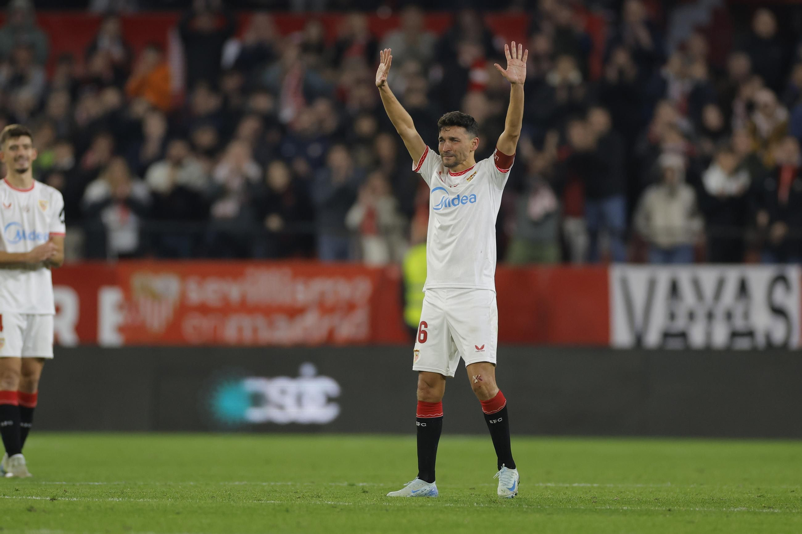 La despedida de Jesús Navas en imágenes