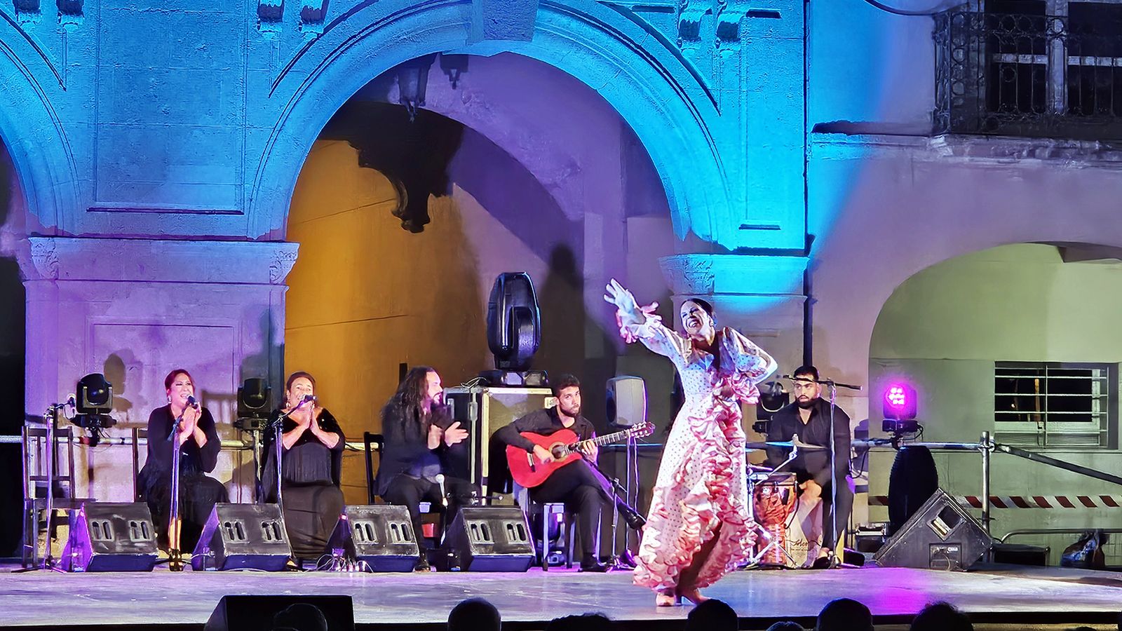 Rocío Garrido durante su gran actuación en el Festival.