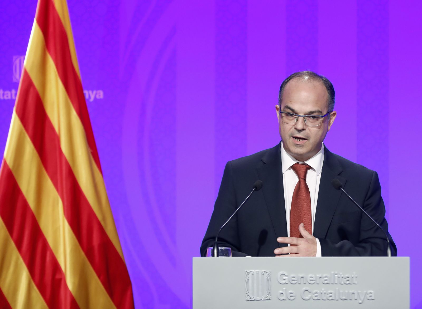 El consejero de Presidencia y portavoz del Govern, Jordi Turull