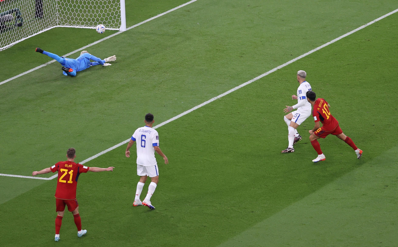 Las imágenes del España - Costa Rica en el Mundial de Qatar