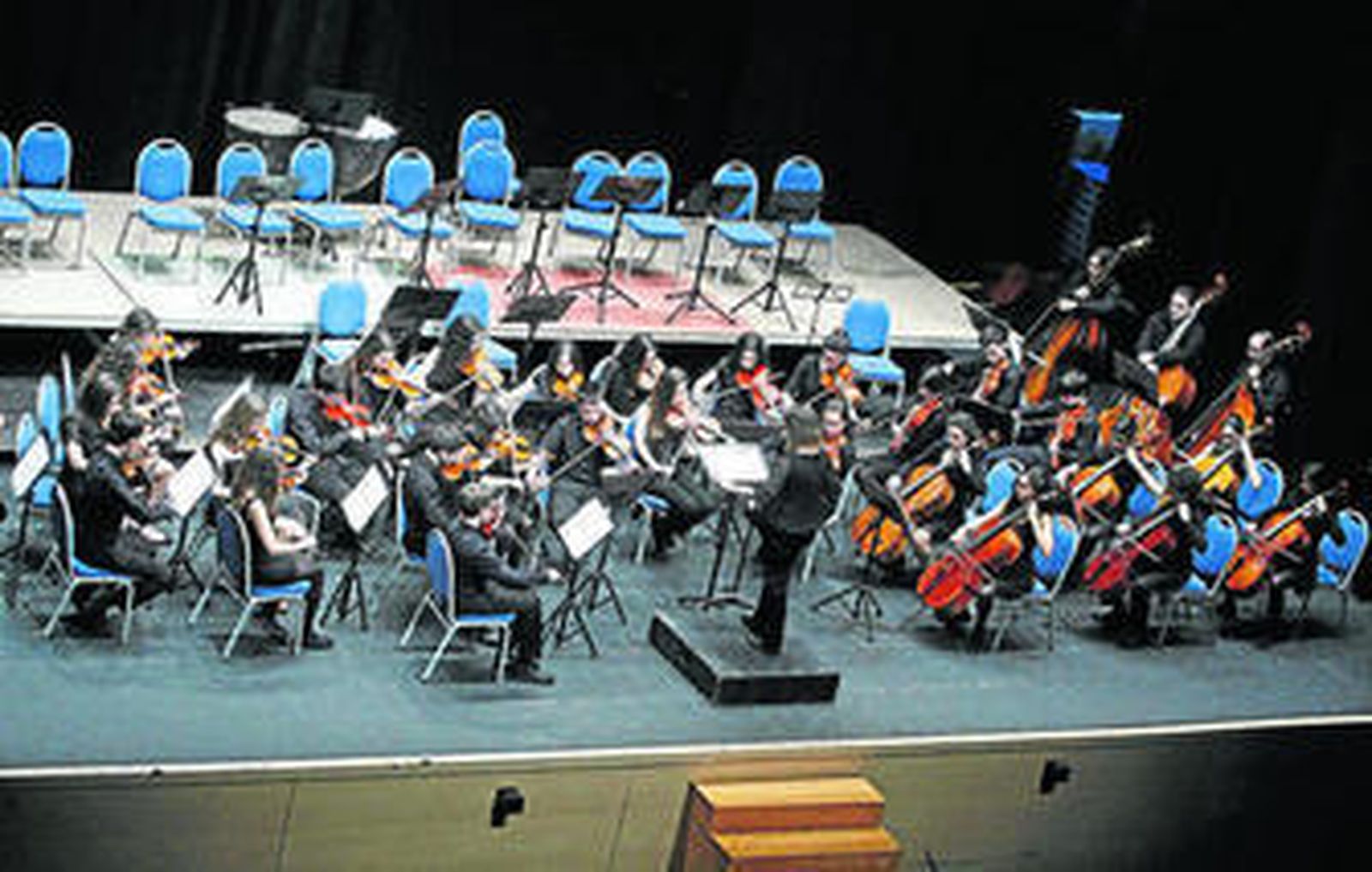 Imagen de un concierto de alumnos del conservatorio Muñoz Molleda de La Línea.