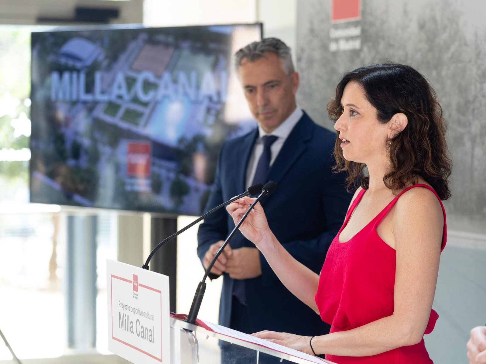 La presidenta de la Comunidad de Madrid, Isabel Díaz Ayuso, este lunes.