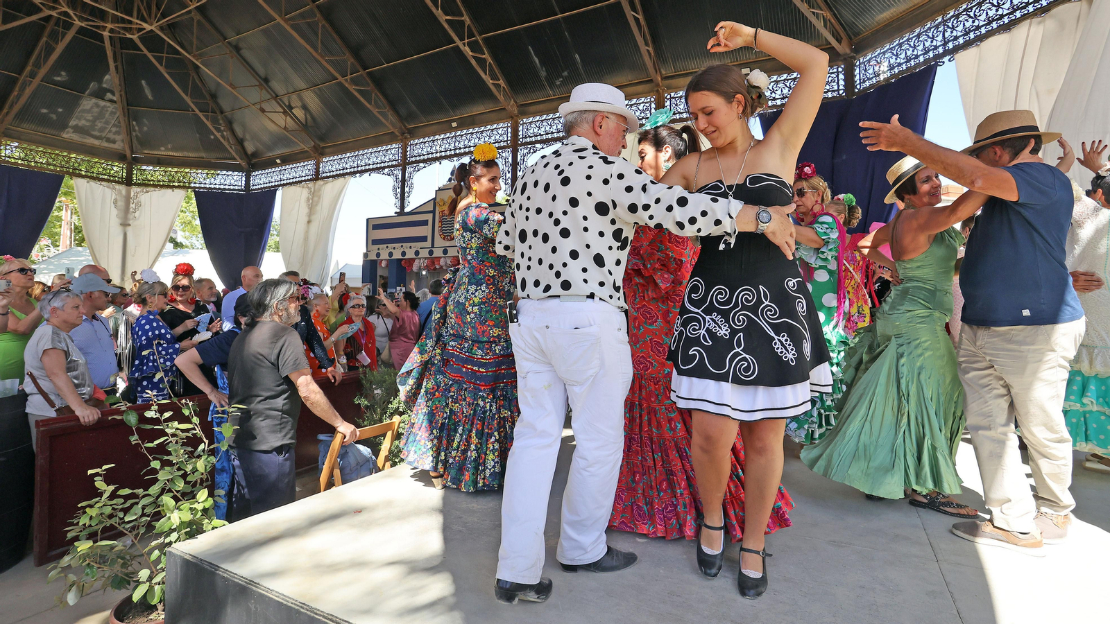 Imágenes del ambiente el miércoles en la Feria de Jerez 2024