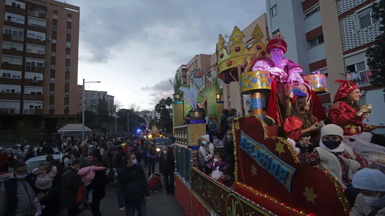 Fotos de la cabalgata de los Reyes Magos en Algeciras