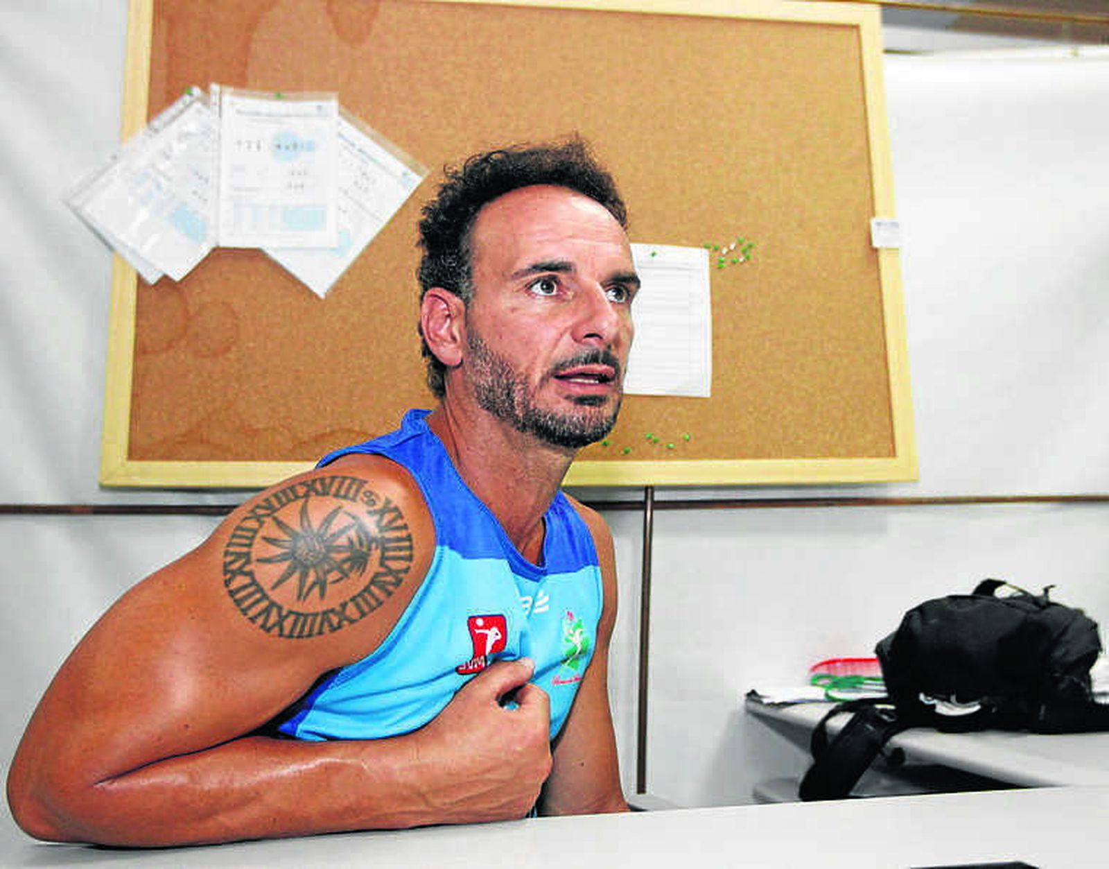 Manolo Berenguel, entrenador de Unicaja Almería.