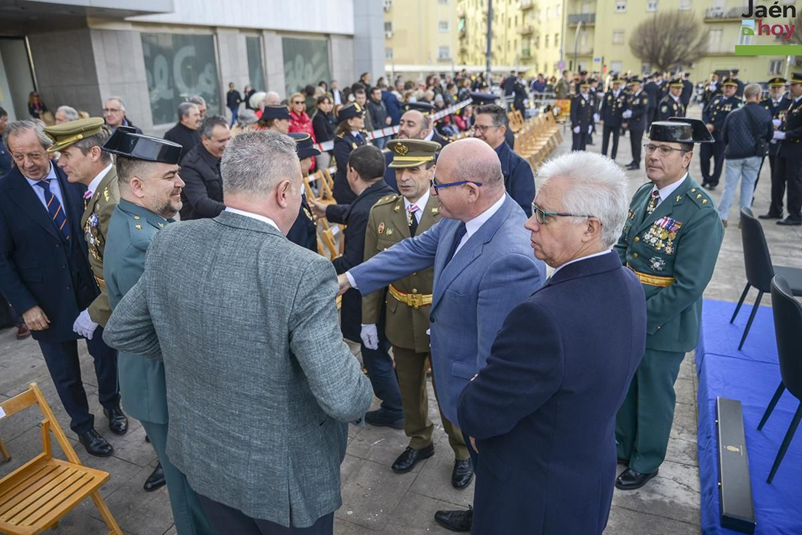 Celebración del bicentenario de la Policía Nacional en Jaén.