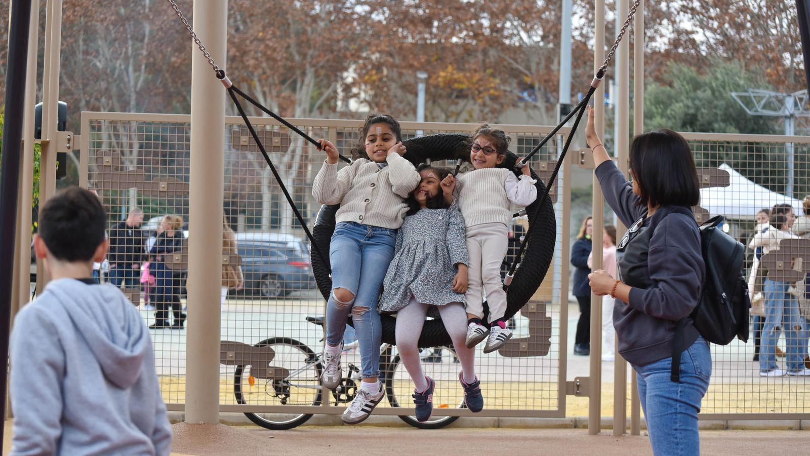 La inauguración del parque Barbésula en Guadiaro, en imágenes