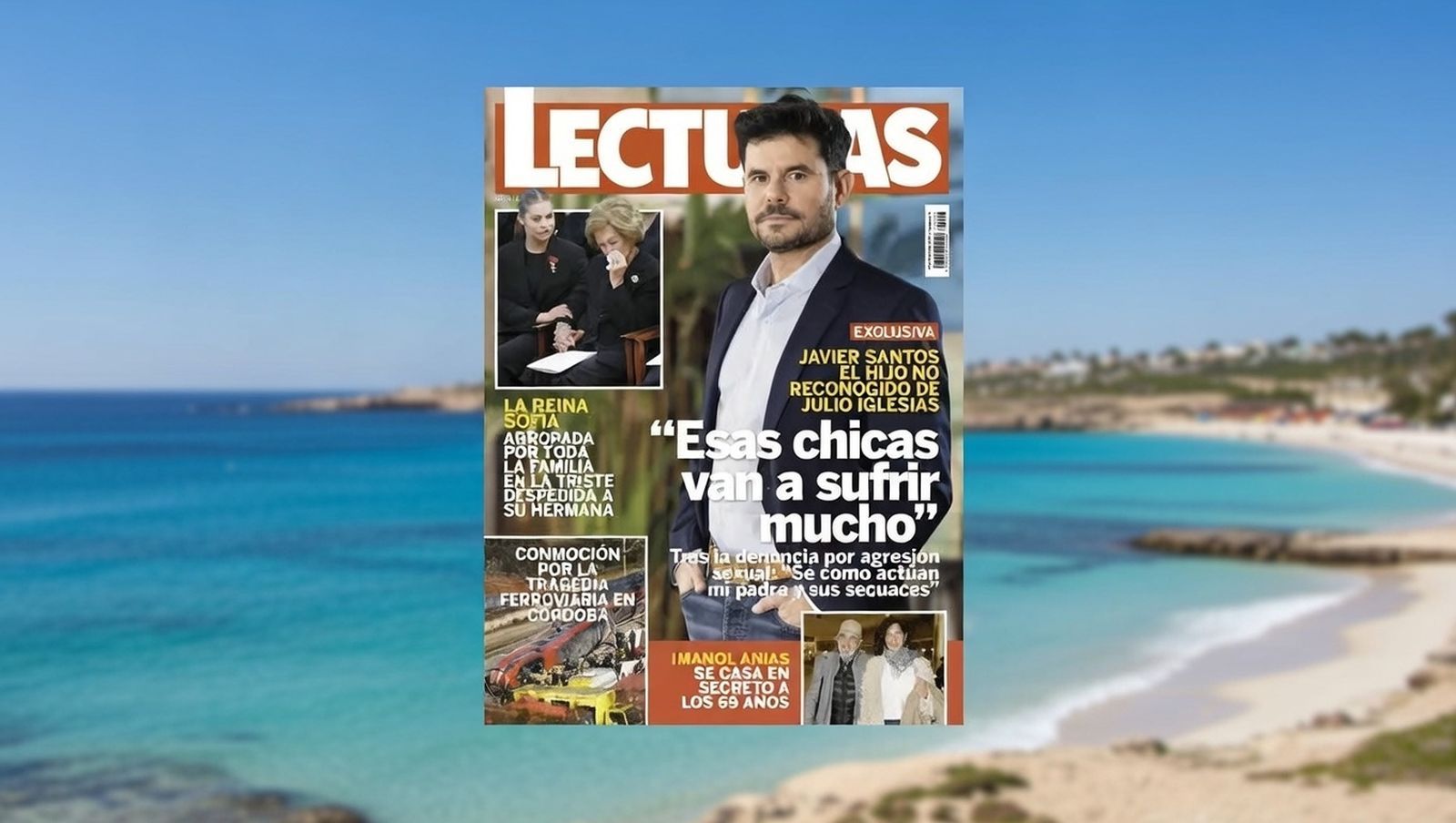Portada de la revista 'Lecturas' de esta semana, con Javier Santos de protagonista