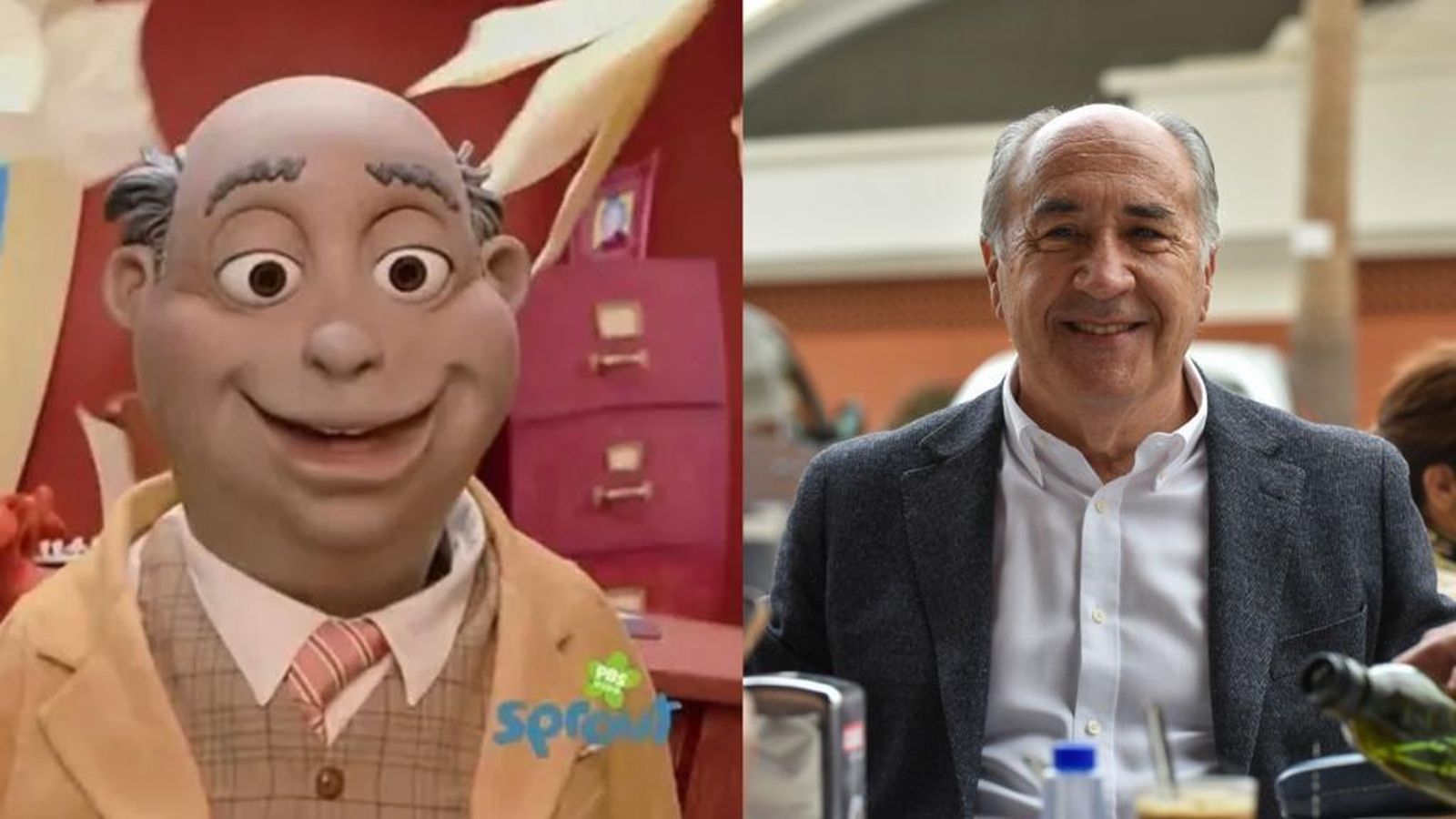 Parecido entre el alcalde Meanswell y José Ignacio Landaluce.