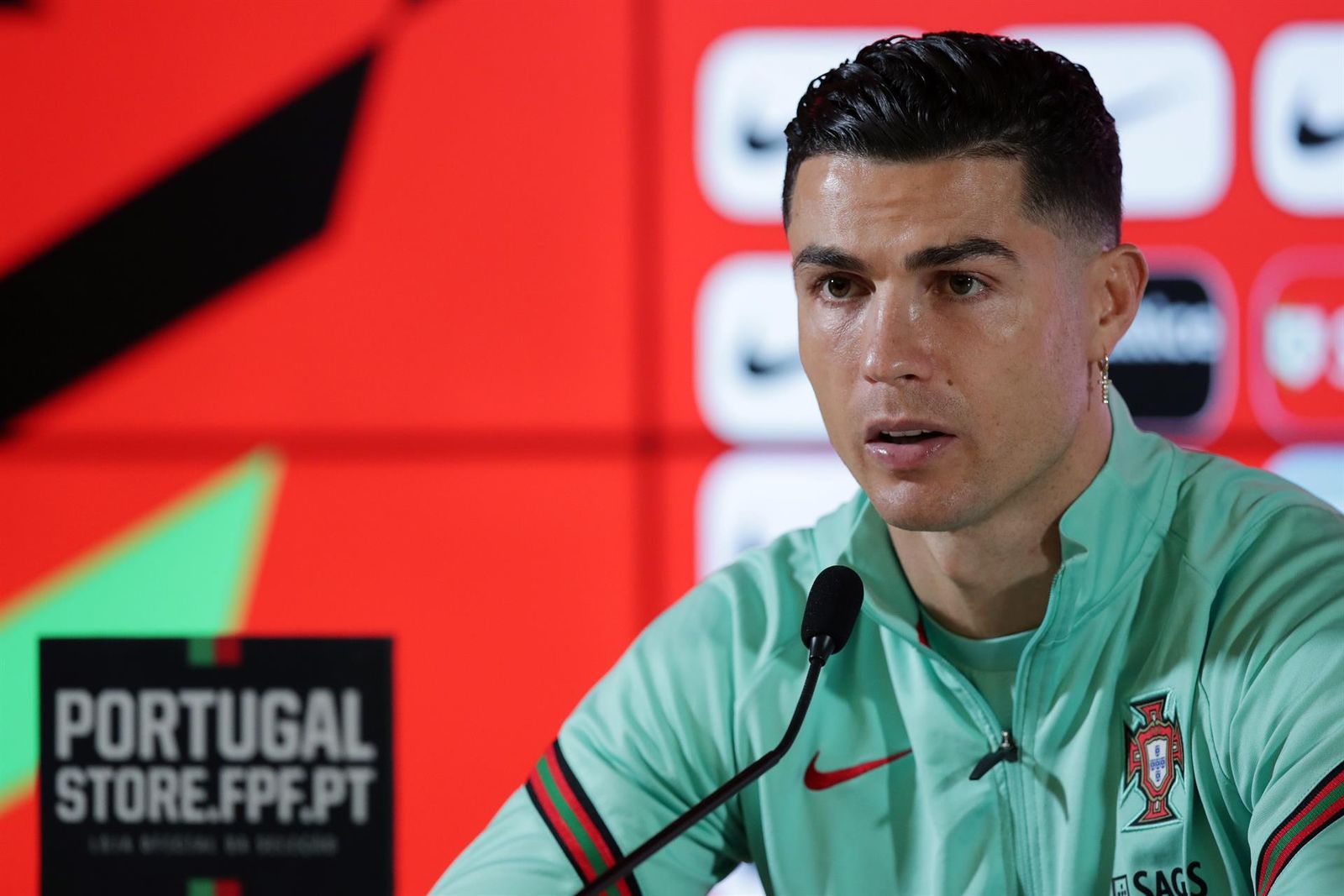 Cristiano Ronaldo, en  la selección portuguesa.