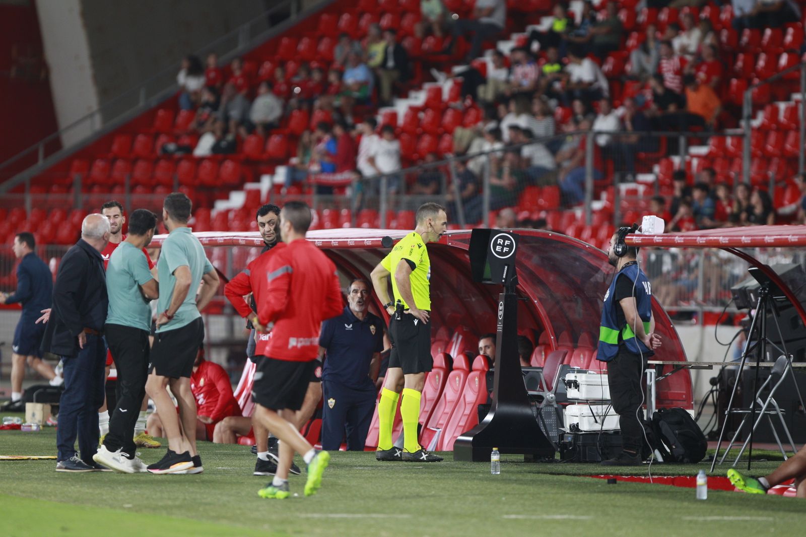 Imágenes del partido de fútbol U.D. Almería-Girona F.C.