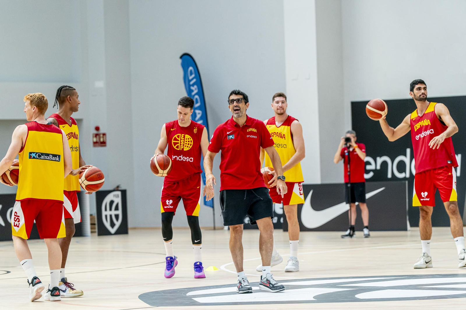 España acaba su trabajo en Madrid antes de venir a Málaga