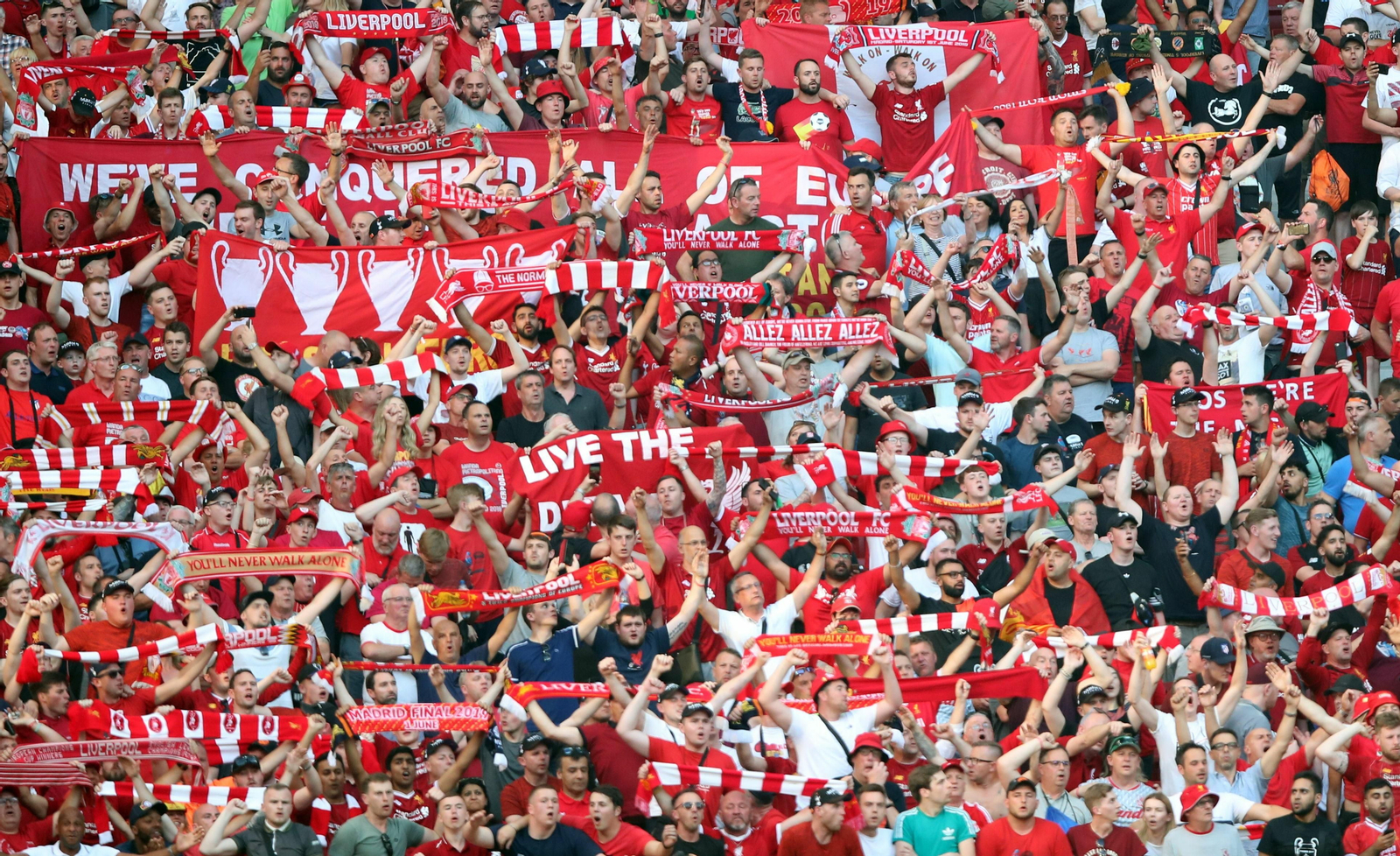 La final de la Liga de Campeones de Madrid, en imágenes