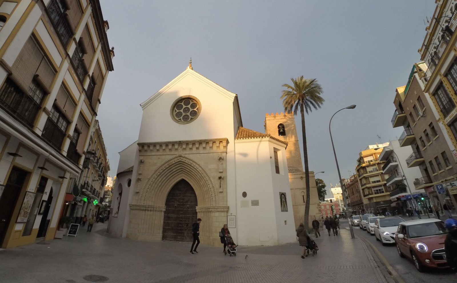 La iglesia gótico mudéjar de Santa Catalina.
