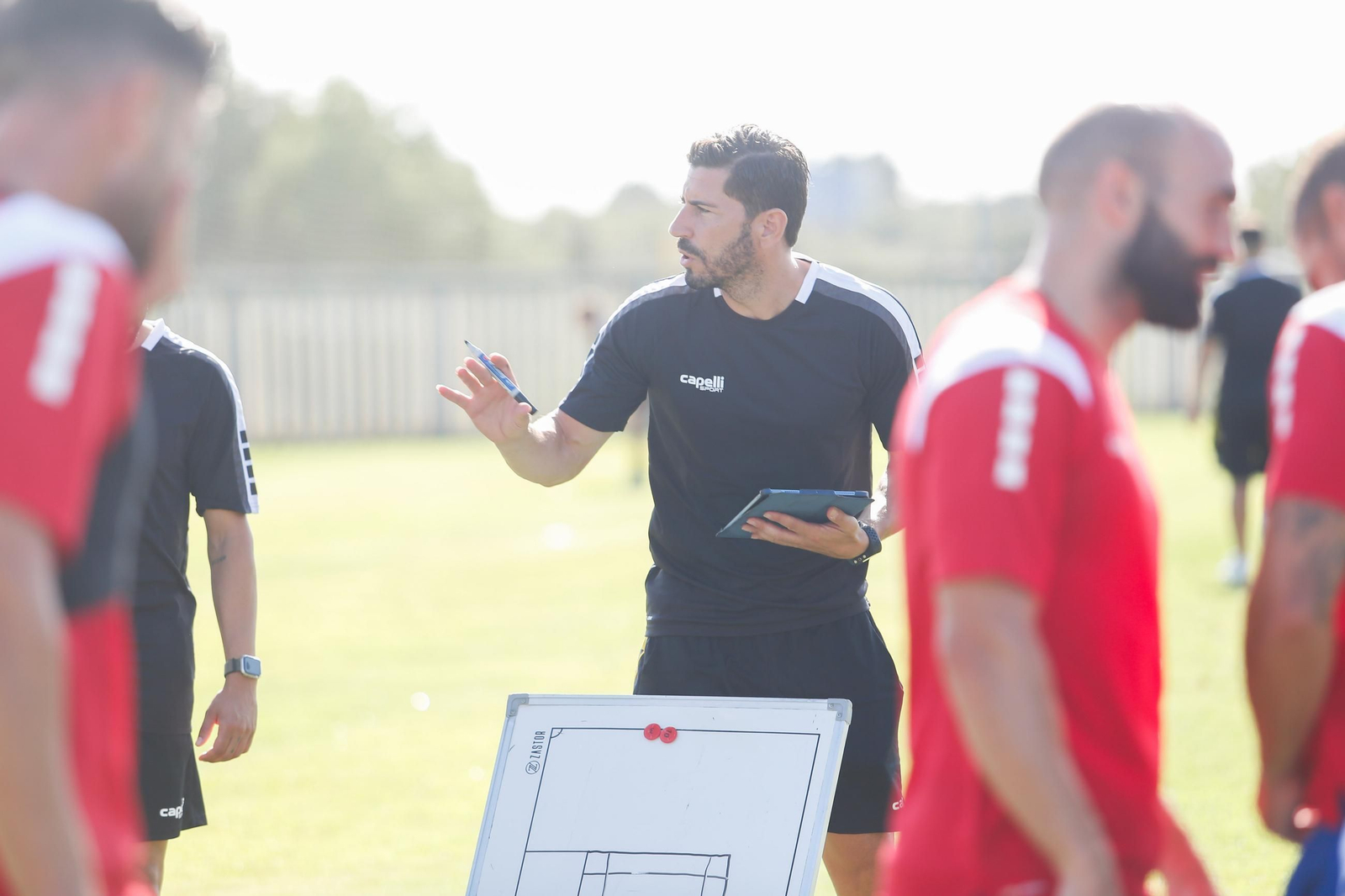 Las fotos del entrenamiento de pretemporada del Algeciras en La Menacha