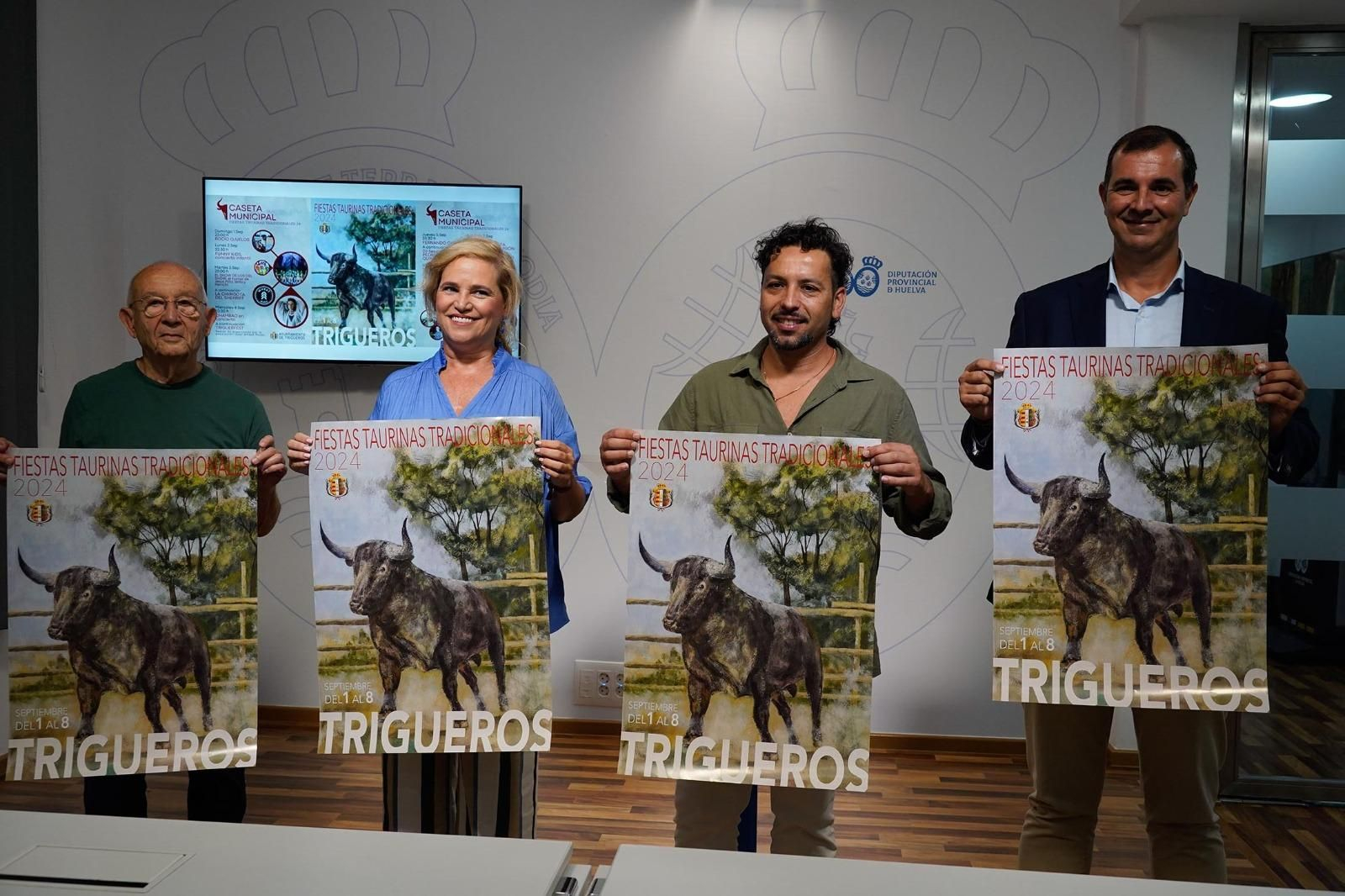 Presentación de las Capeas de Trigueros en la Diputación de Huelva. Presentación de las Capeas de Trigueros en la Diputación de Huelva.