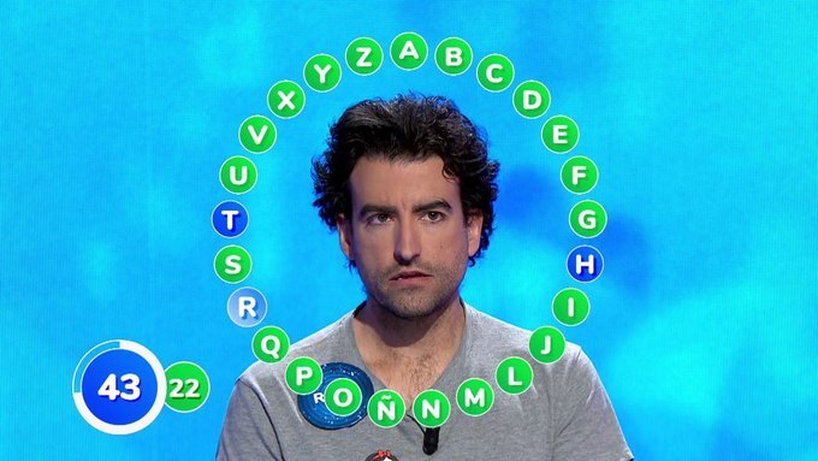 Rafa Castaño antes tres de esas palabras difíciles de cada día en el rosco