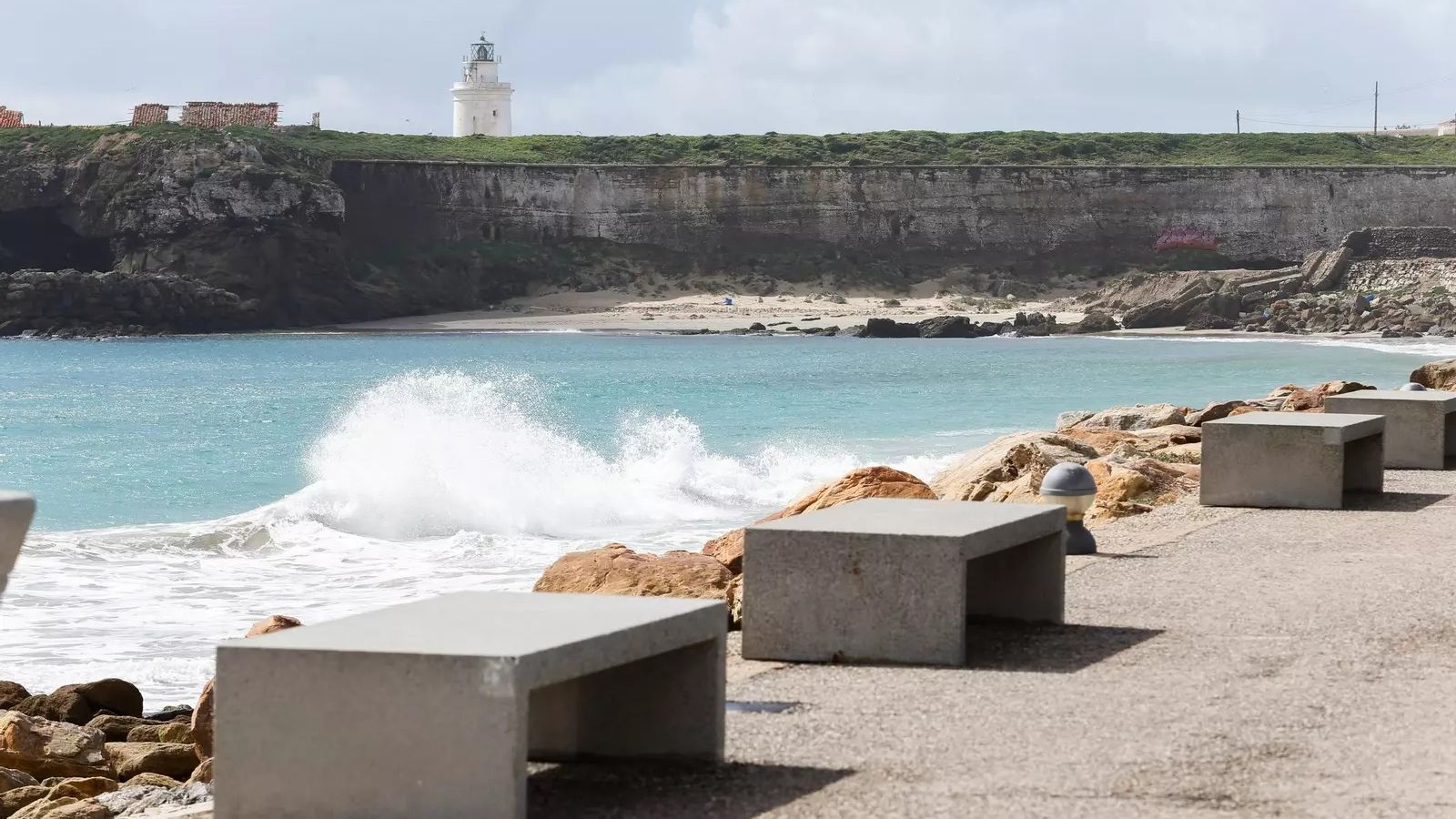 Una imagen del mar junto a Tarifa.