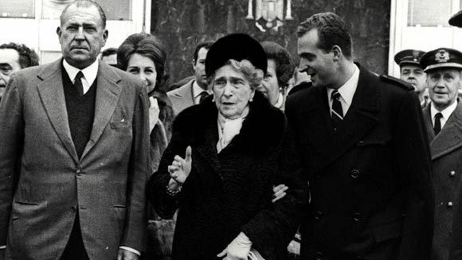 La reina Victoria Eugenia en una imagen de 1968.