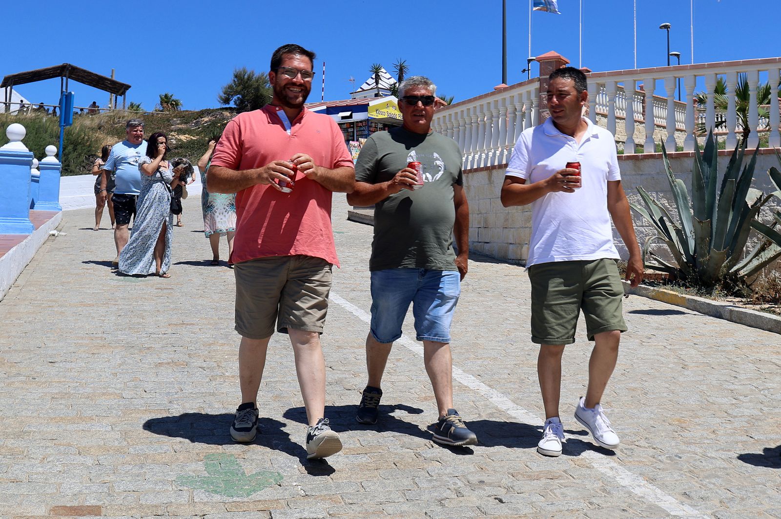 Imágenes de una mañana de calor y playa en Matalascañas
