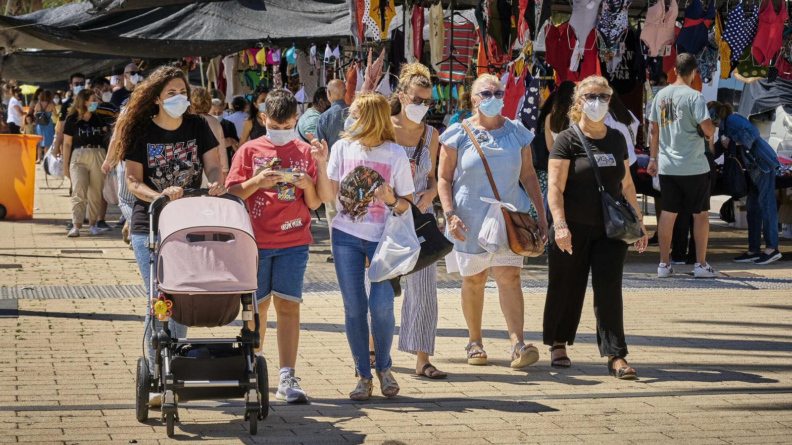 Primer día de 'Piojito' en Cádiz desde que empezó la pandemia.